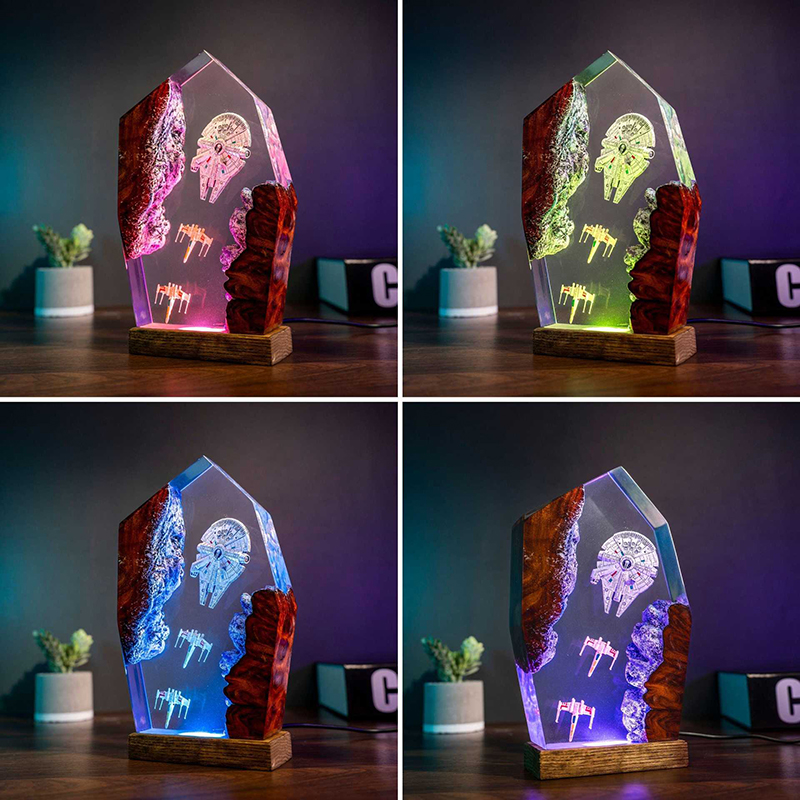 Table Resin Lamp Universe War  - огляд і ціна Lighting Decor For Wedding