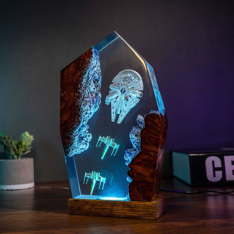 Table Resin Lamp Universe War  - огляд і ціна Lighting Decor For Wedding