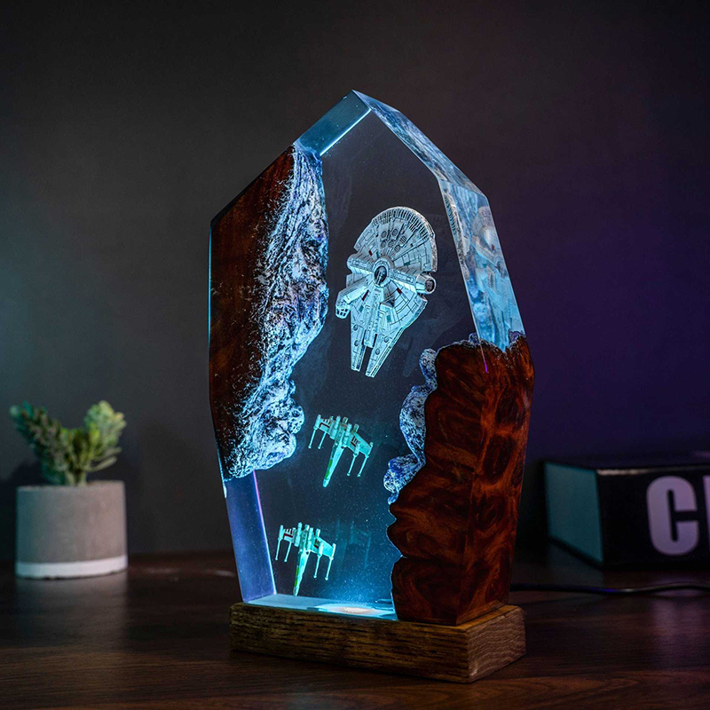 Table Resin Lamp Universe War  - огляд і ціна Lighting Decor For Wedding