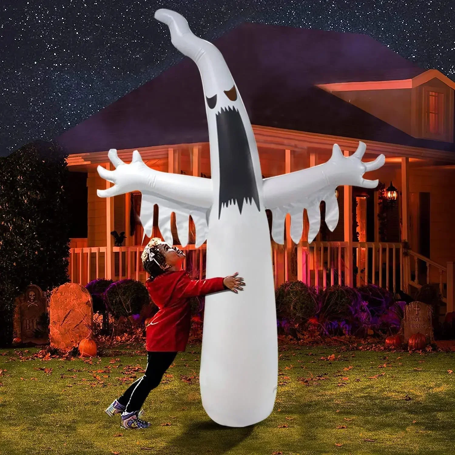 Halloween Inflatable Scary Gho - огляд і ціна Outdoor Lighting Wedding Decor