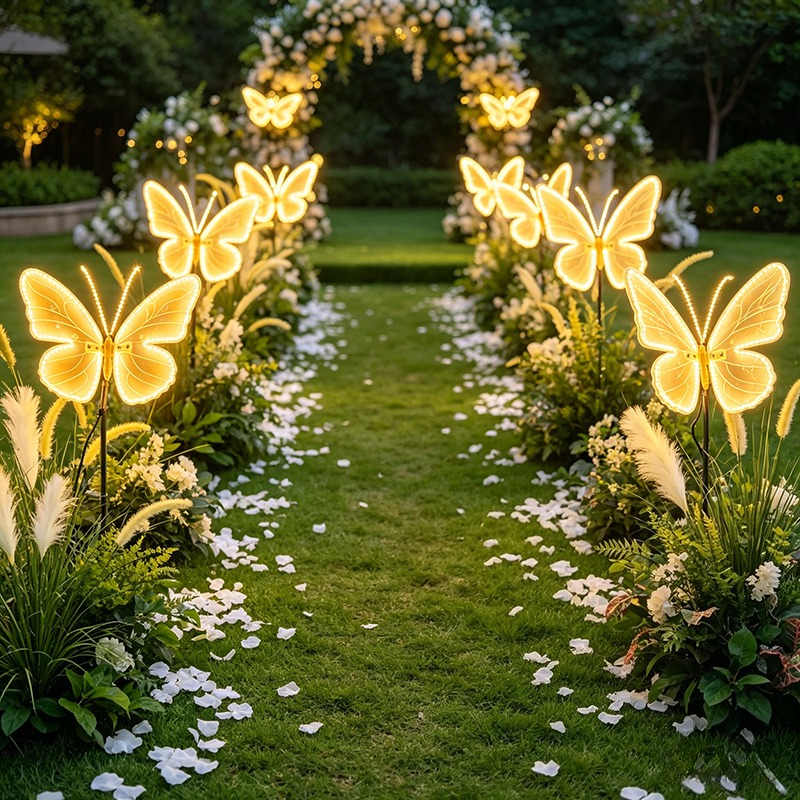 LED Butterfly Lights Waterproo - огляд і ціна Outdoor Lighting Wedding Decor