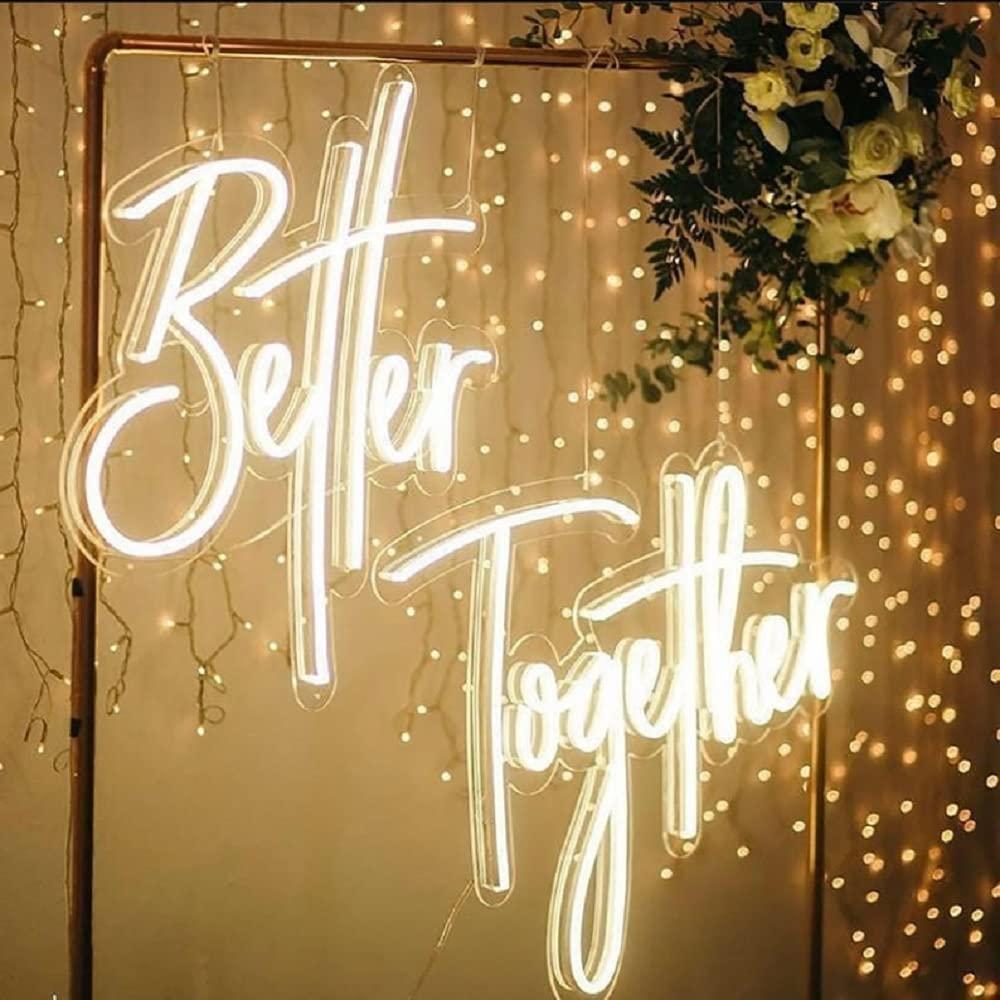 Better Together Neon Sign USB  - огляд і ціна Lighting Decor For Wedding