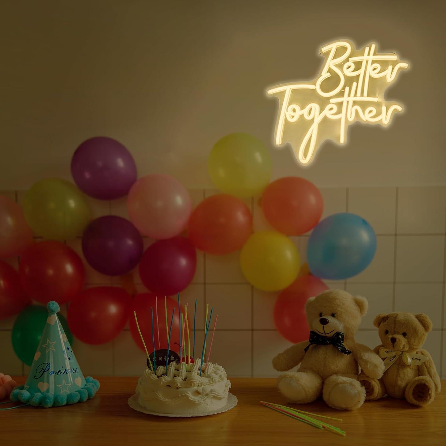 Better Together Neon Sign USB  - огляд і ціна Lighting Decor For Wedding