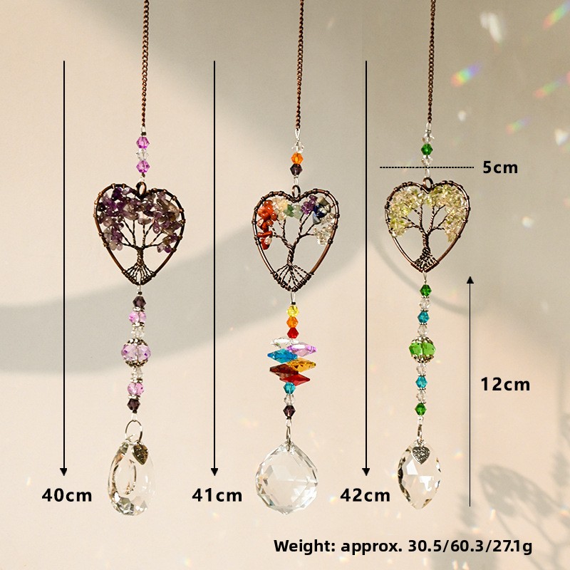 Crystal Wind Chime Pendant Win - огляд і ціна Lighting Tree Decor