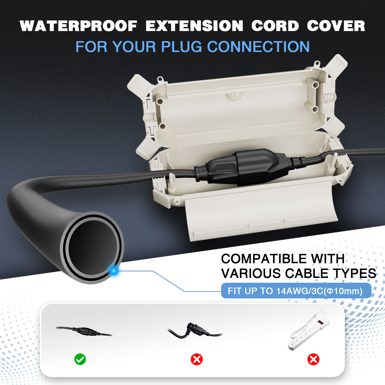 2 Pack Waterproof Outdoor Conn - огляд і ціна Decor Lighting Pack