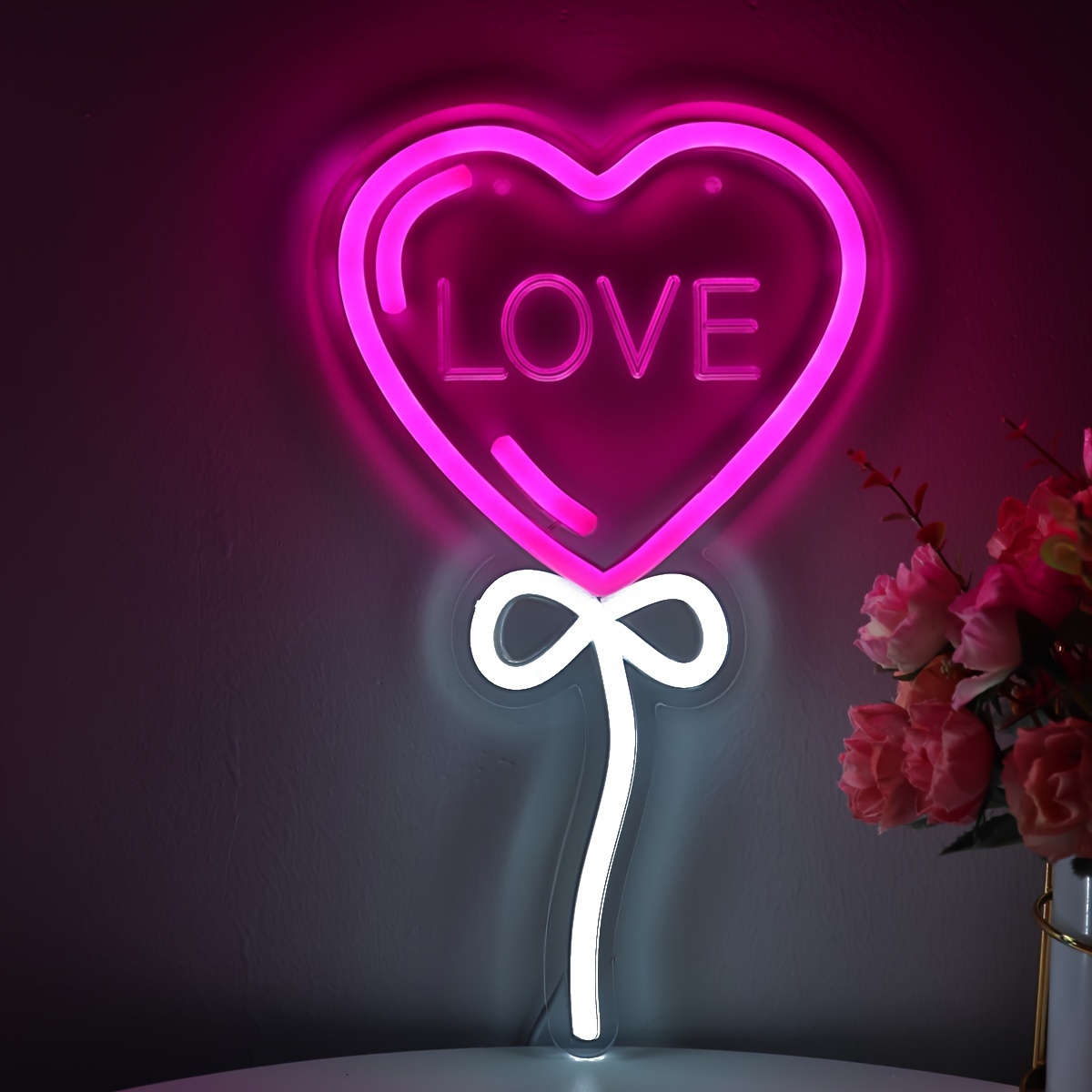 LOVE Heart Balloon Shape Pink  - огляд і ціна Bedroom Lighting Decor Ideas