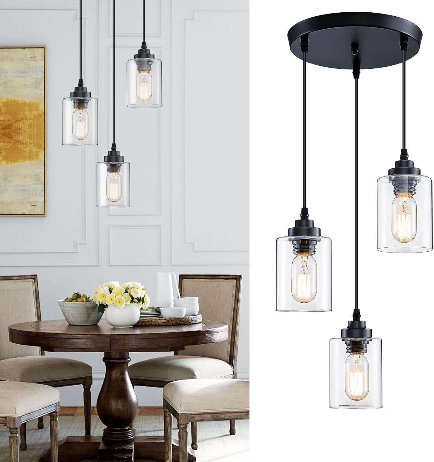 3-Light Pendant Lighting with  - огляд і ціна Pendant Light Shade