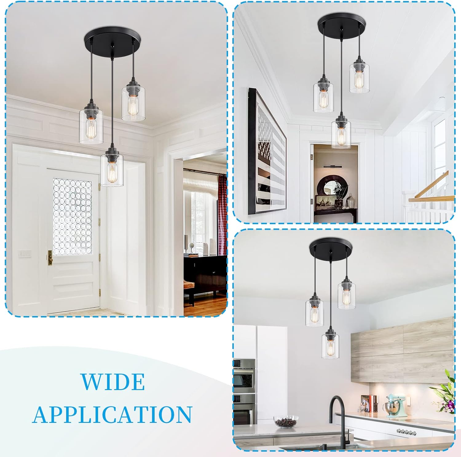 3-Light Pendant Lighting with  - огляд і ціна Pendant Light Shade