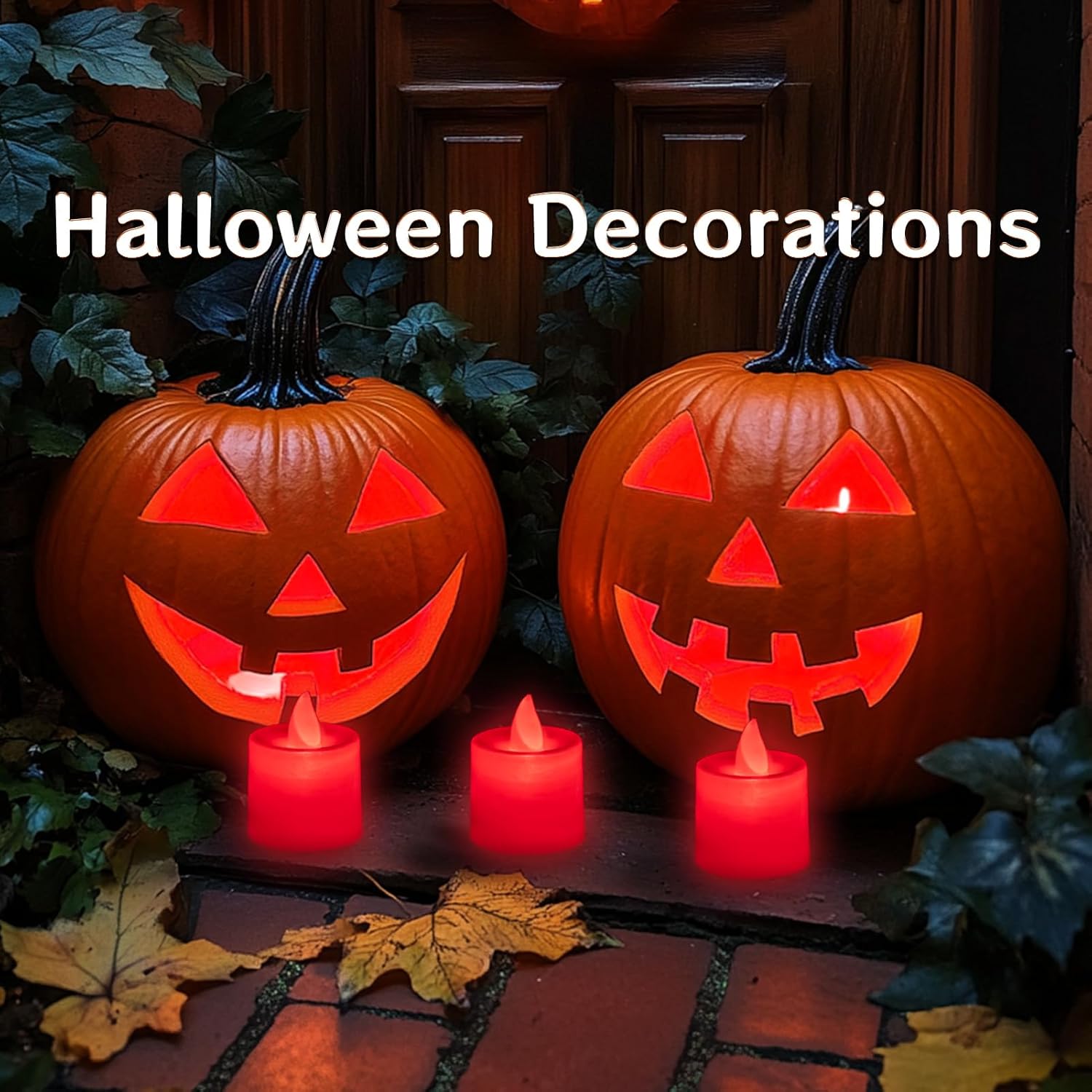 24 Pack Flickering Red LED Tea - огляд і ціна Decor Lighting Pack