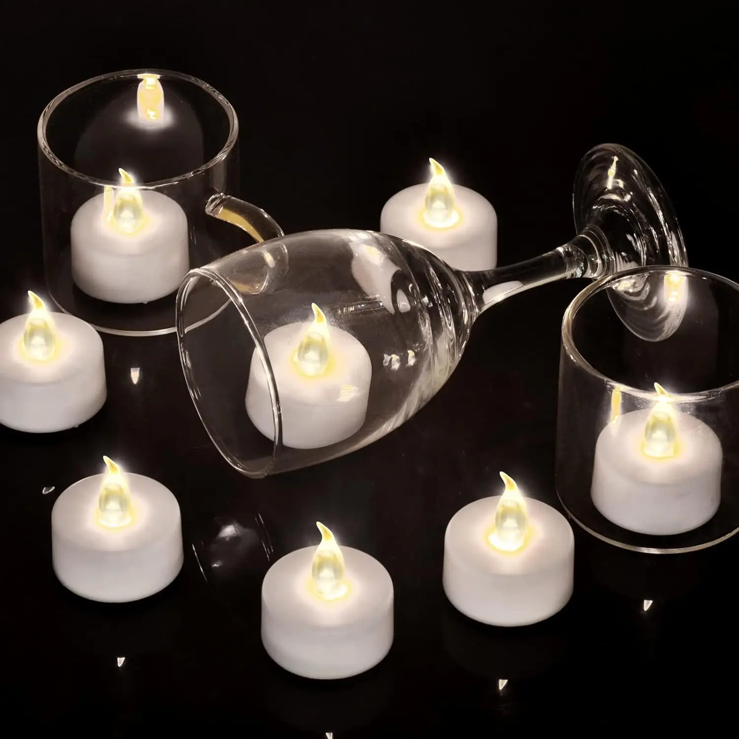 Remote Control Flameless LED T - огляд і ціна Lighting Home Decor Products