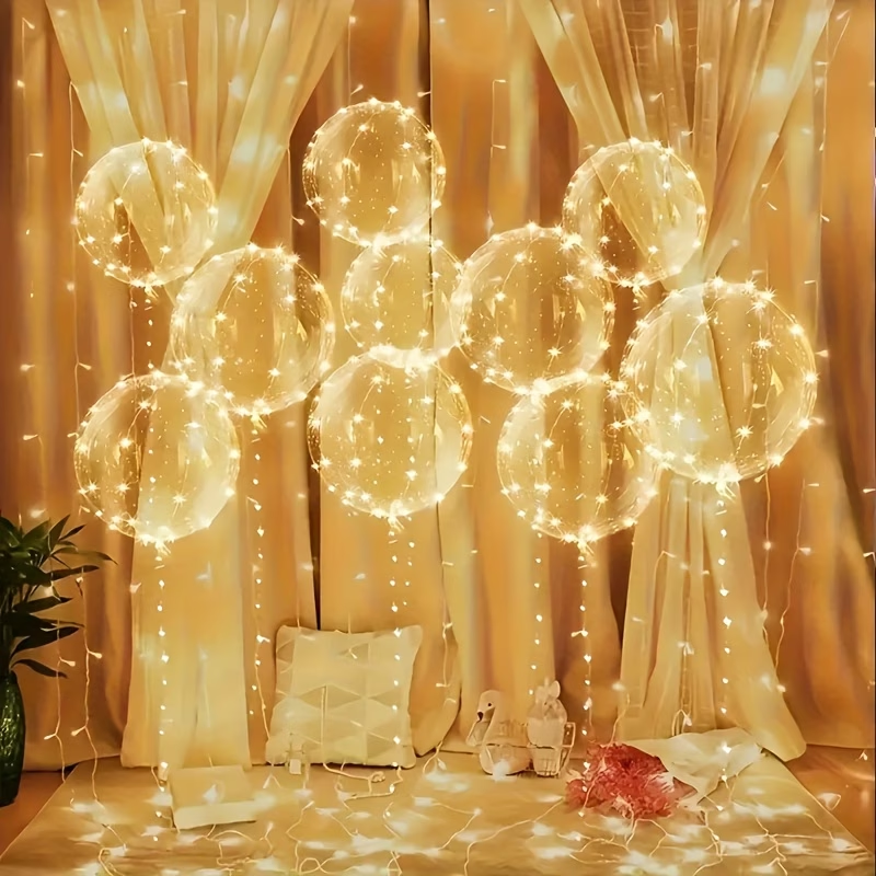 20pcs Set Bobo Balloons with L - огляд і ціна Outdoor Lighting Wedding Decor