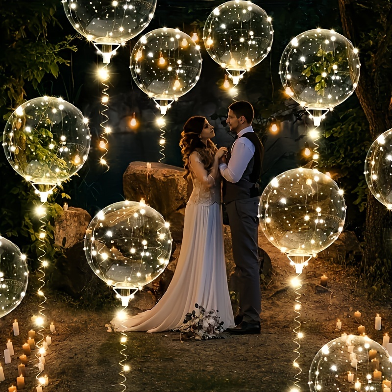 20pcs Set Bobo Balloons with L - огляд і ціна Outdoor Lighting Wedding Decor