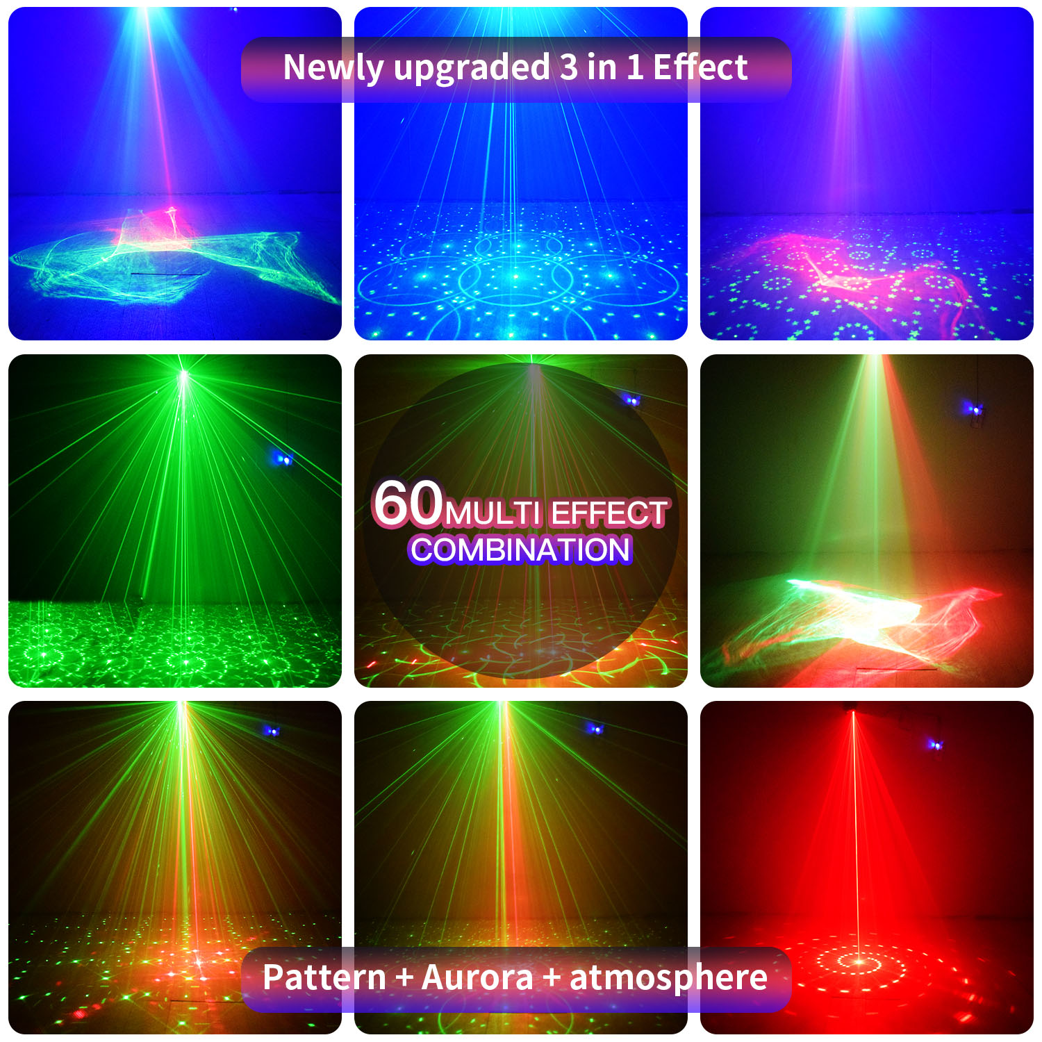 Party lights, DJ disco lights, - огляд і ціна Lighting Effect Home Decor