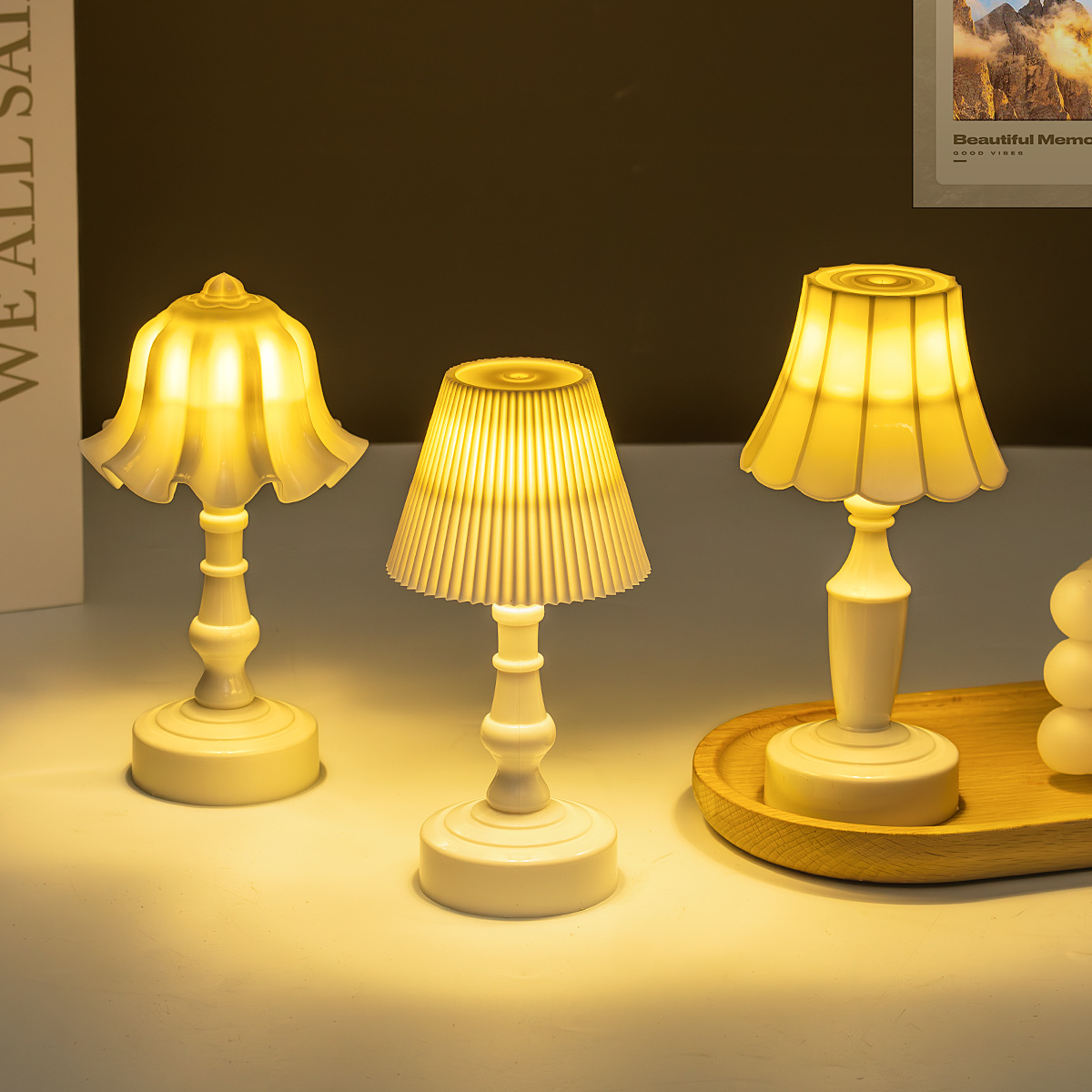 Vintage Candle Night Light Bed - огляд і ціна Vintage Lighting Decor
