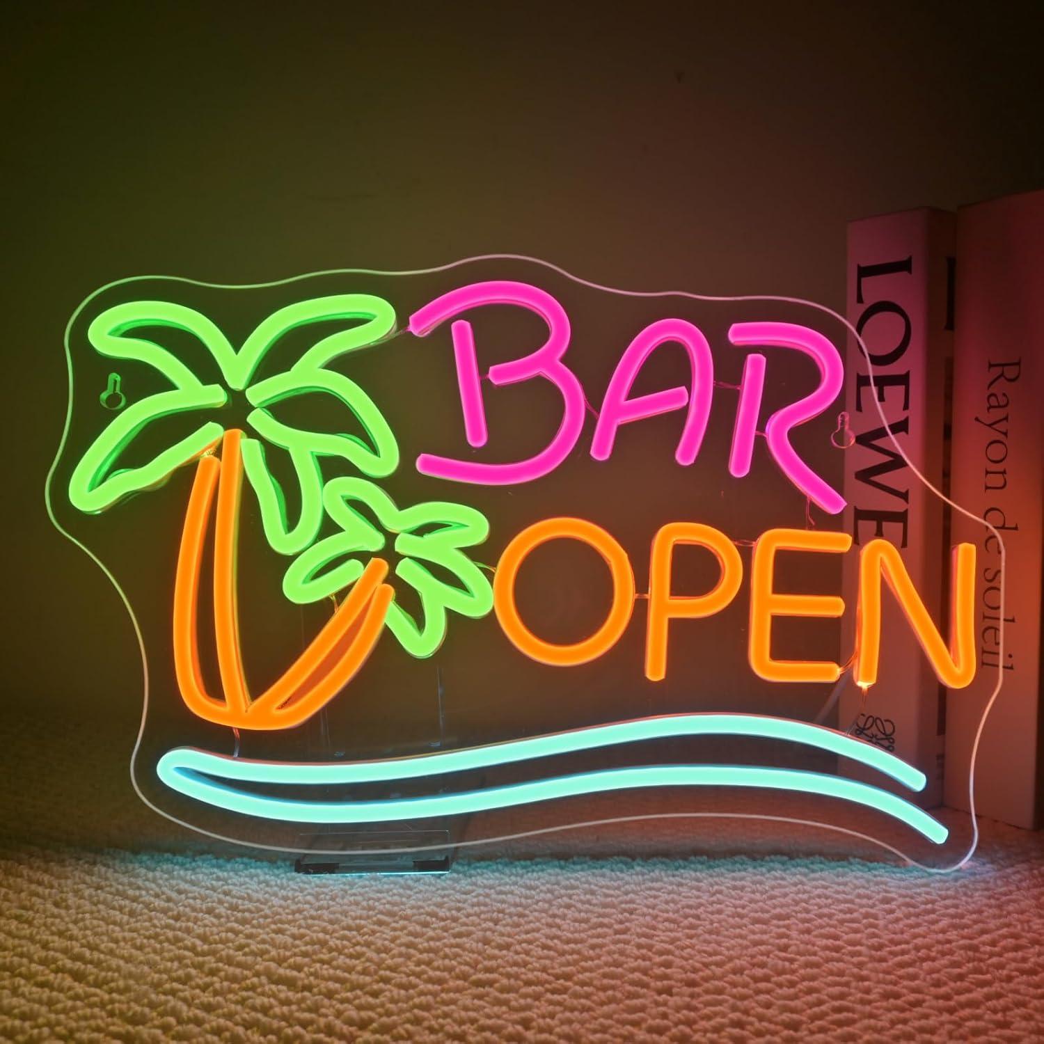 Coconut Tree Open Neon Sign US - огляд і ціна Lighting Tree Decor
