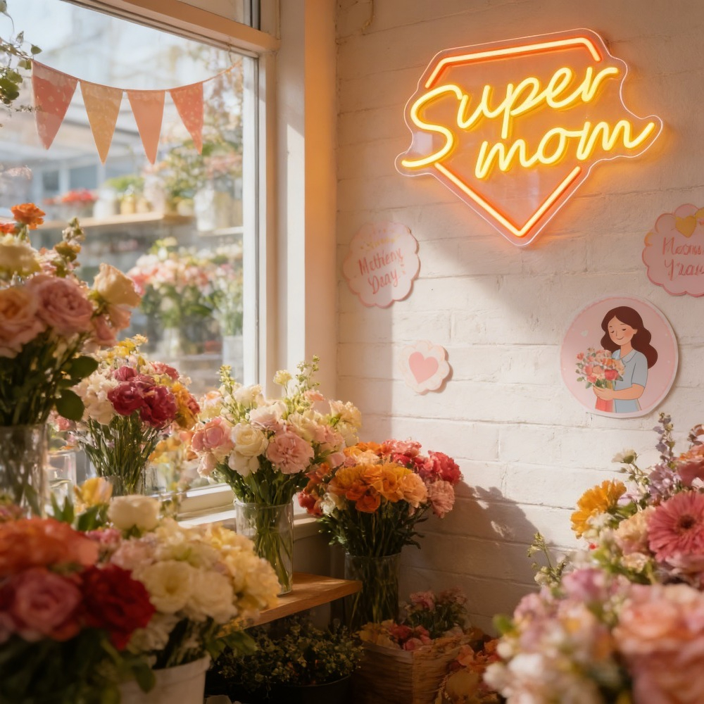 Super Mom Neon Sign LED Wall L - огляд і ціна Bedroom Lighting Decor Ideas