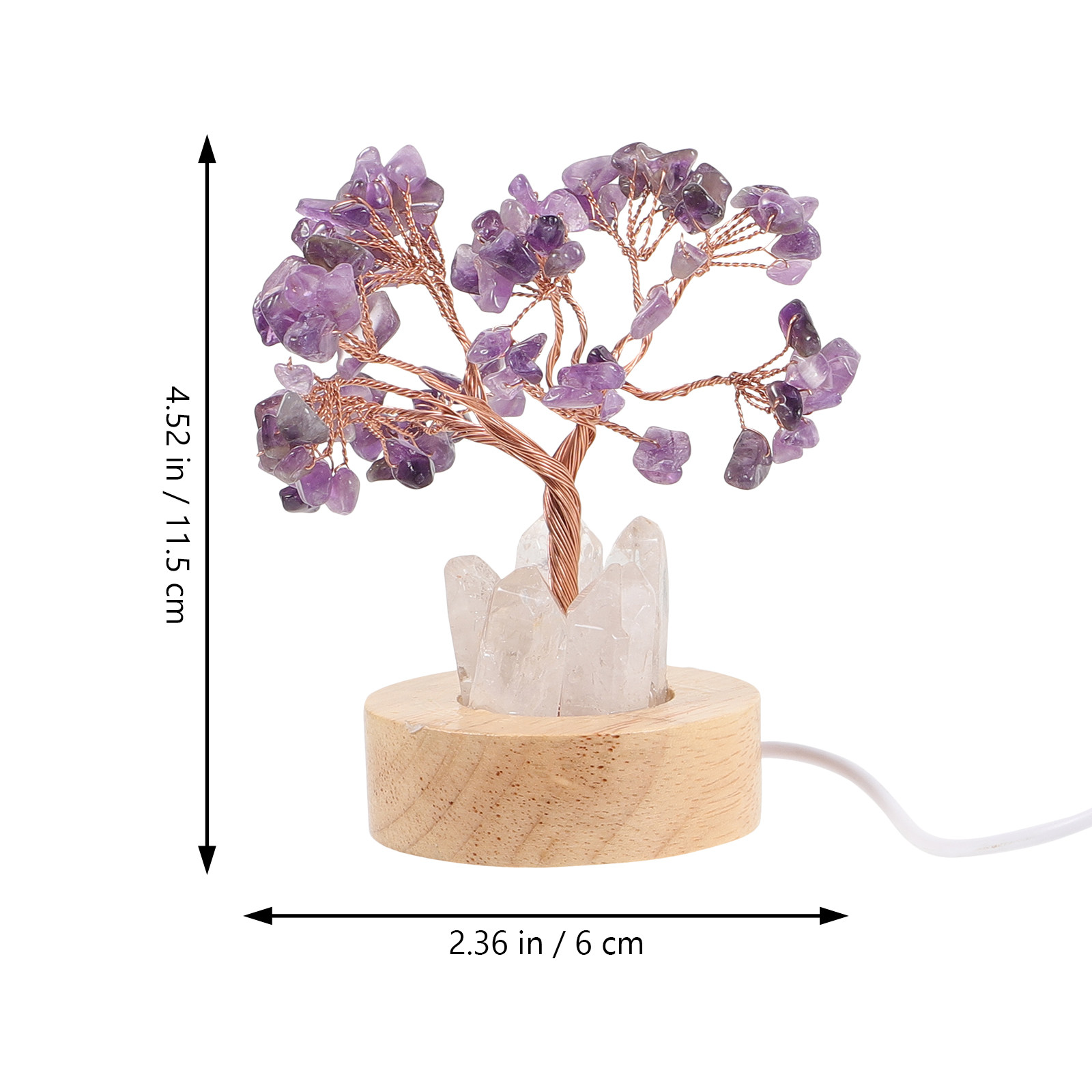 Amethyst Crystal Tree Night Li - огляд і ціна Bedroom Lighting Decor Ideas