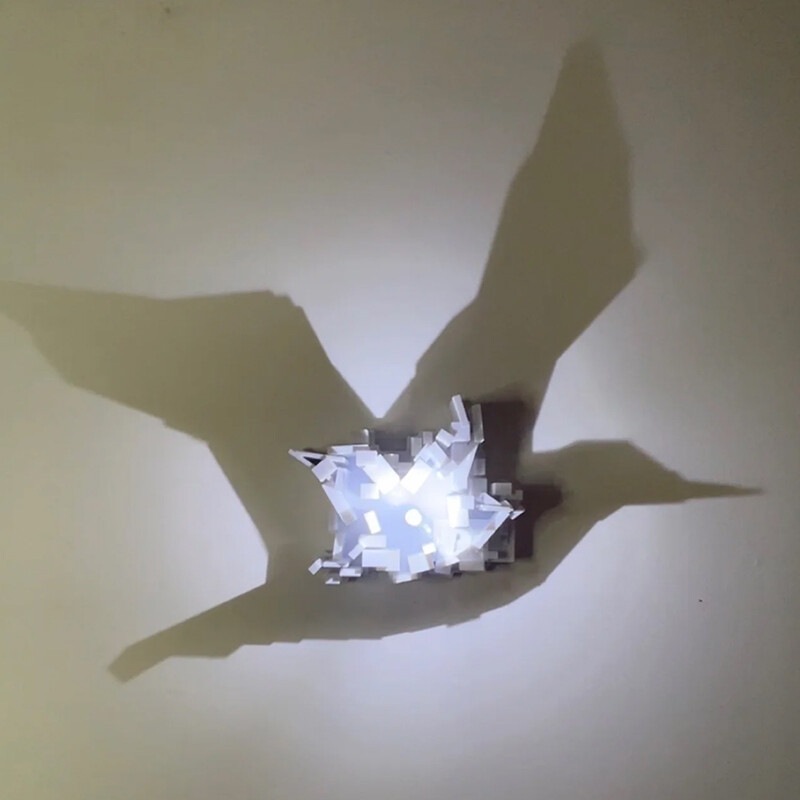 Dropshipping 3D Light Shadow N - огляд і ціна Wall Decor Lighting