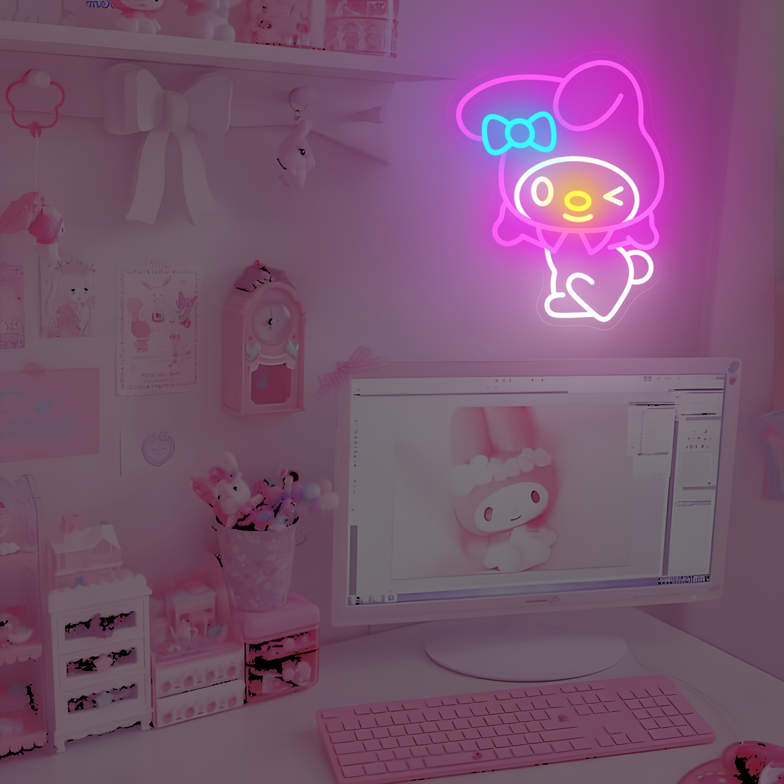 My Melody Neon Sign for Wall D - огляд і ціна Bedroom Lighting Decor Ideas