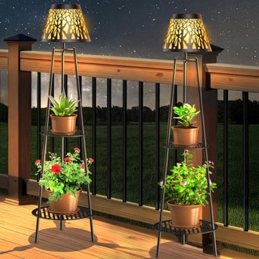 2 Pack Outdoor Solar Floor Lam - огляд і ціна Decor Lighting Pack