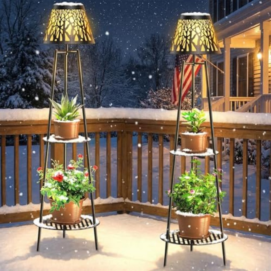 2 Pack Outdoor Solar Floor Lam - огляд і ціна Decor Lighting Pack