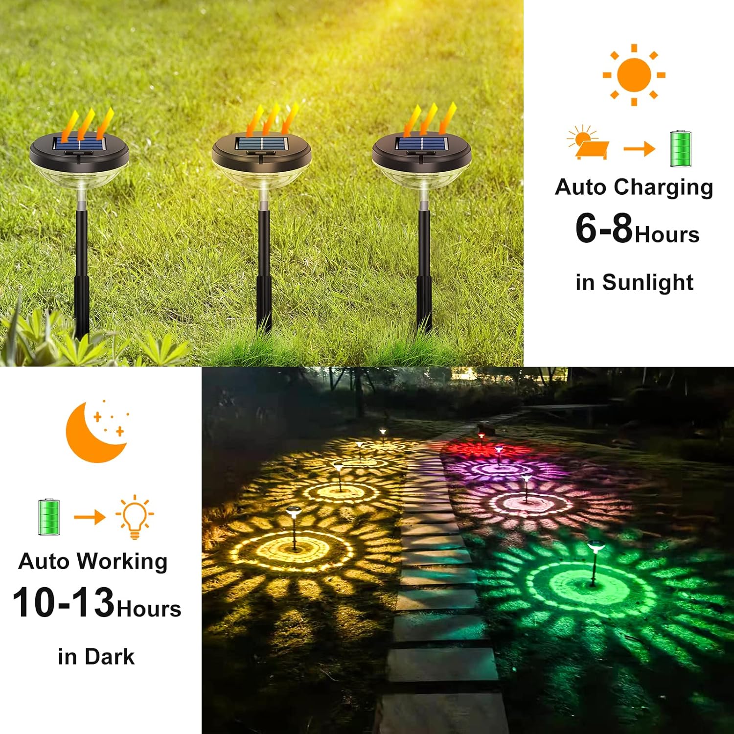 6 Pack Solar Pathway Lights wi - огляд і ціна Decor Lighting Pack