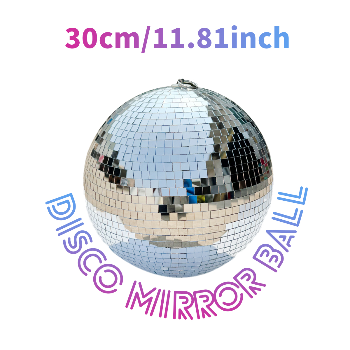 Thrisdar 10/20/30CM Mirror Gla - огляд і ціна Lighting Effect Home Decor