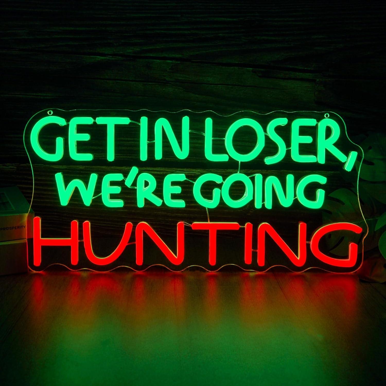 Funny Hunting Neon Sign LED Li - огляд і ціна Lighting Decor Outdoor