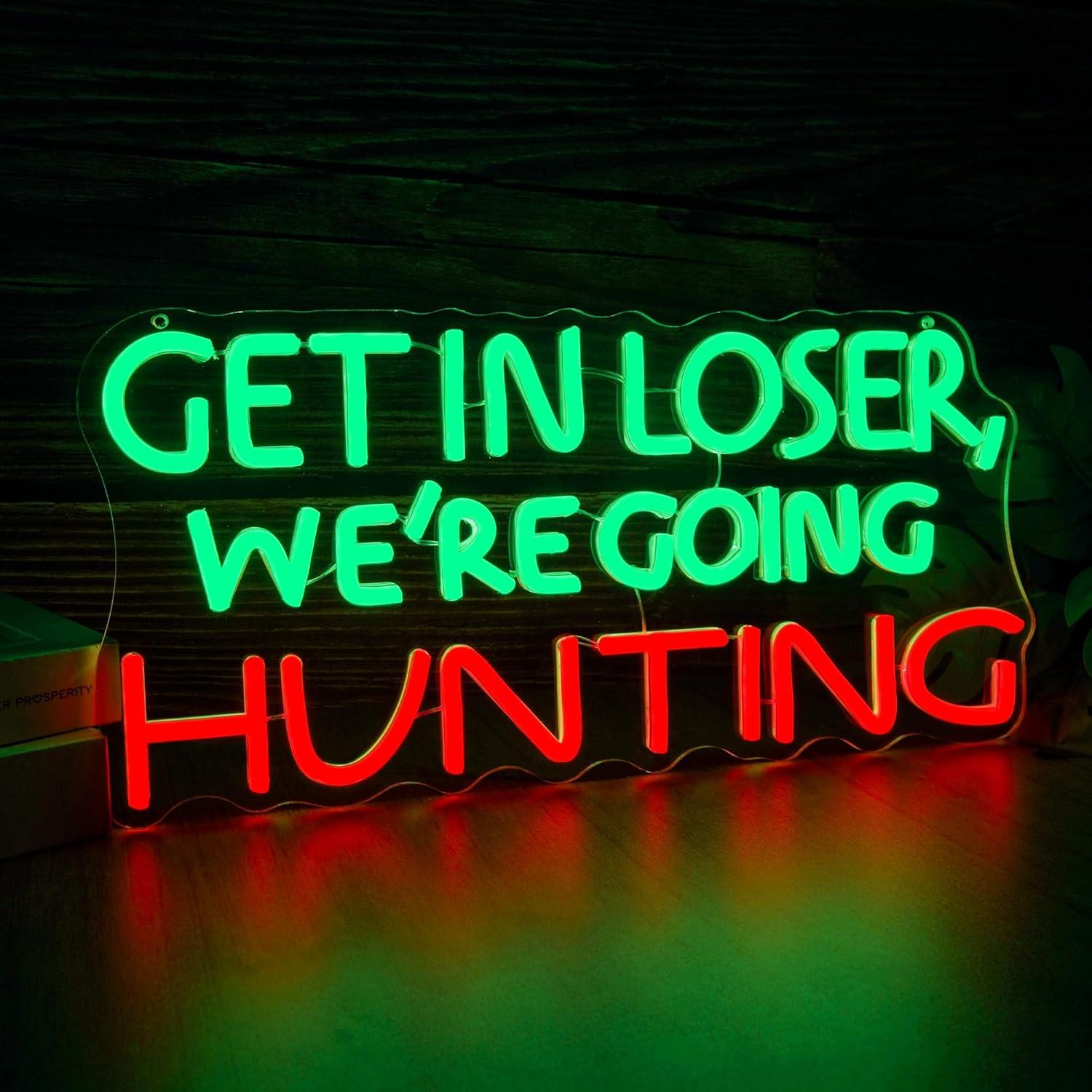 Funny Hunting Neon Sign LED Li - огляд і ціна Lighting Decor Outdoor