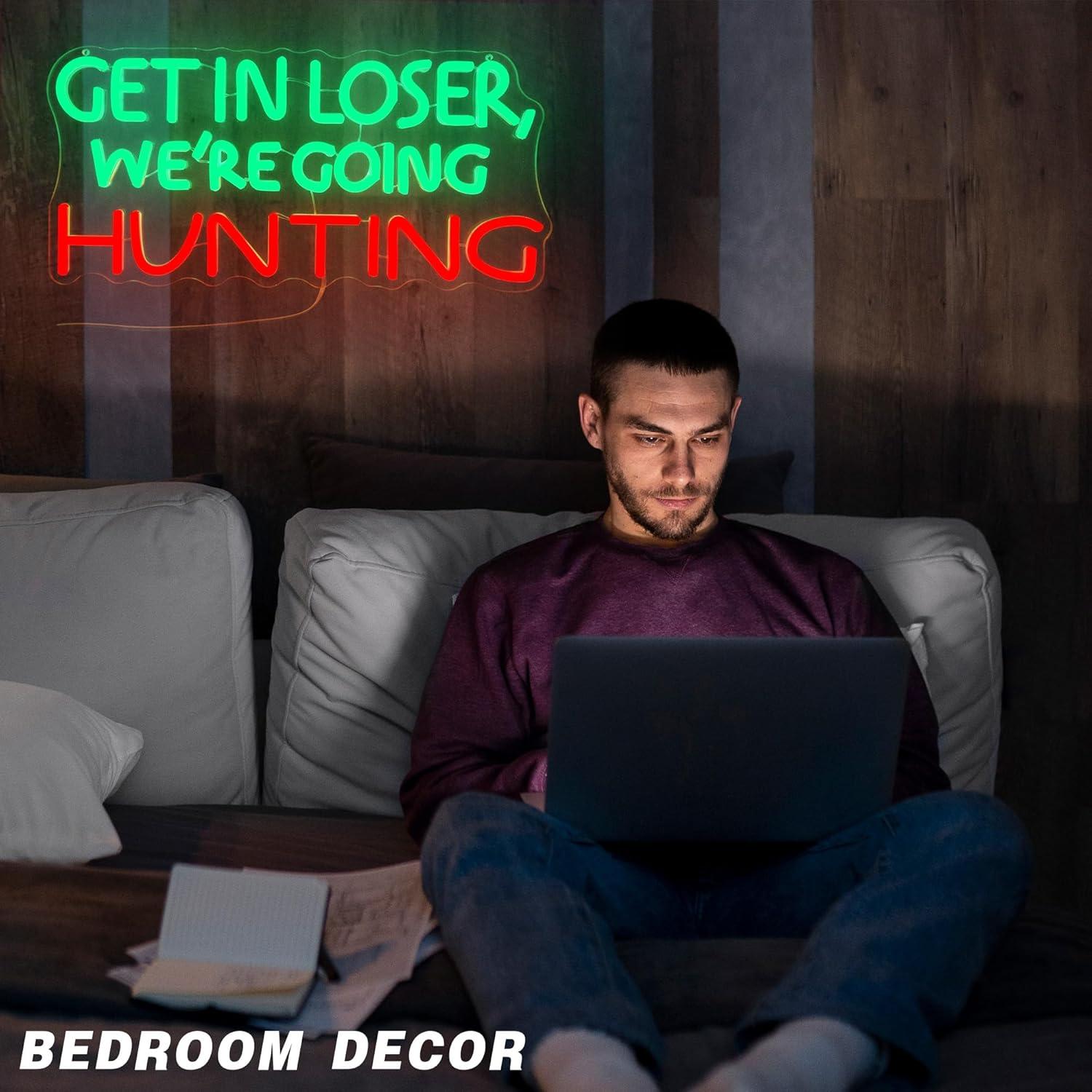 Funny Hunting Neon Sign LED Li - огляд і ціна Lighting Decor Outdoor