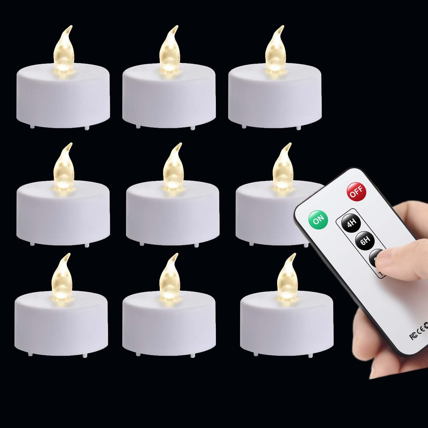 12 Pack Remote LED Tea Lights, - огляд і ціна Decor Lighting Pack