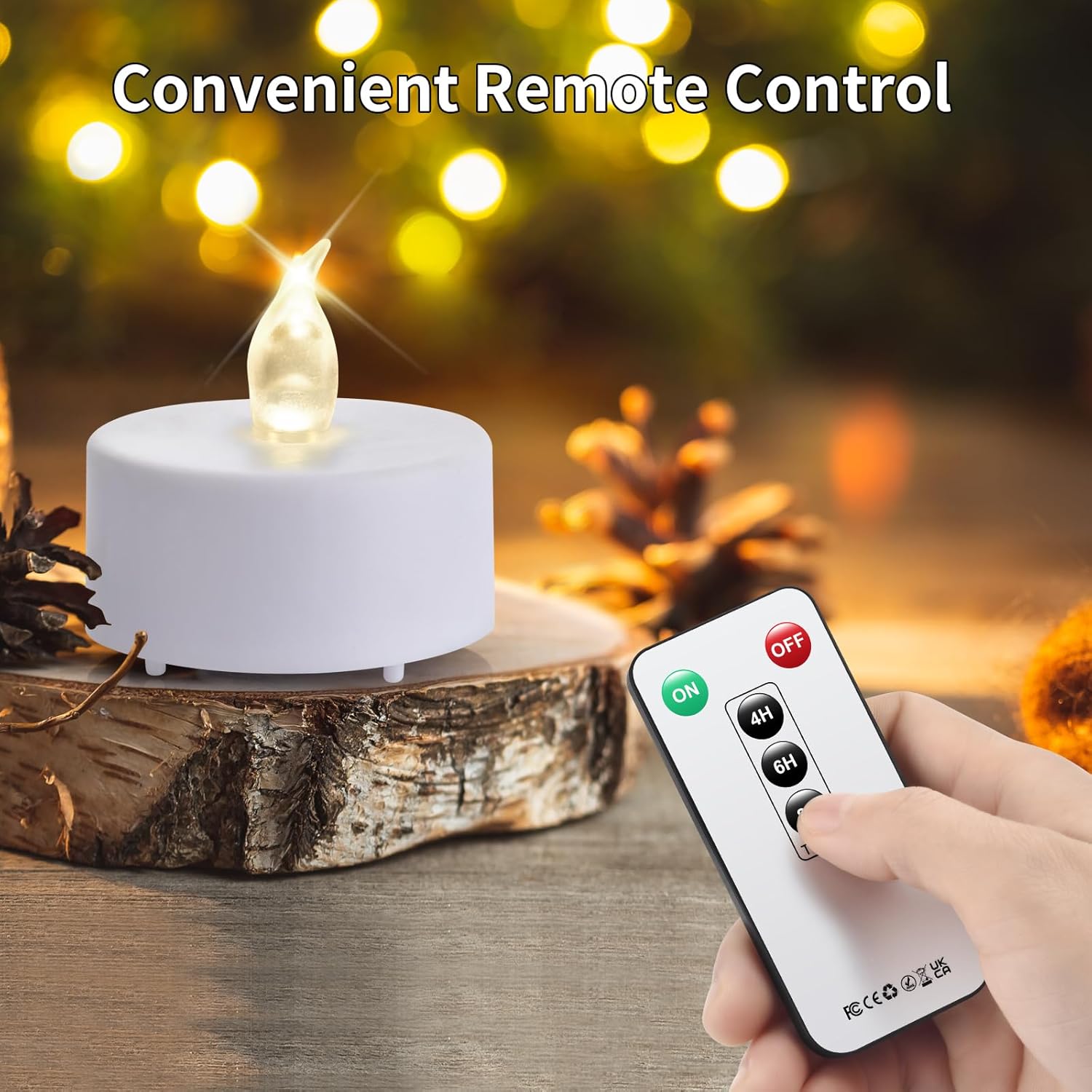 12 Pack Remote LED Tea Lights, - огляд і ціна Decor Lighting Pack