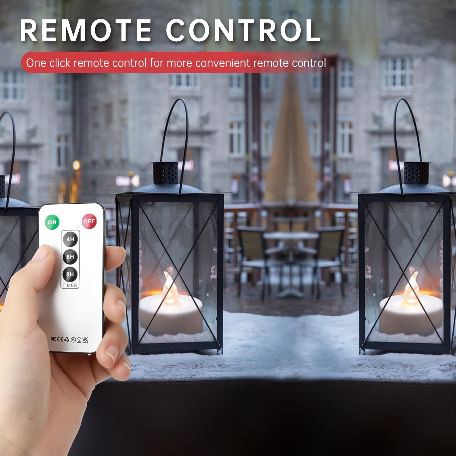 12 Pack Remote LED Tea Lights, - огляд і ціна Decor Lighting Pack