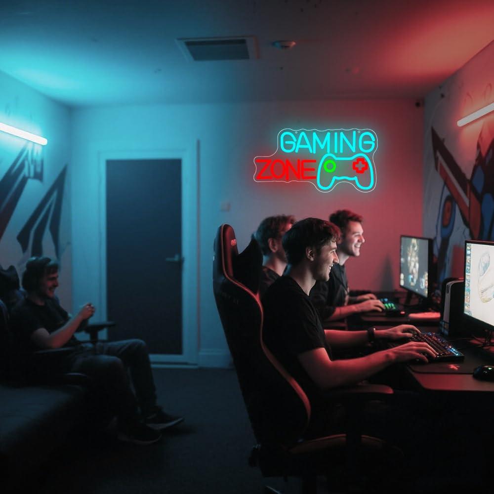 Gaming Zone Neon Sign Dimmable - огляд і ціна Wall Decor Lighting
