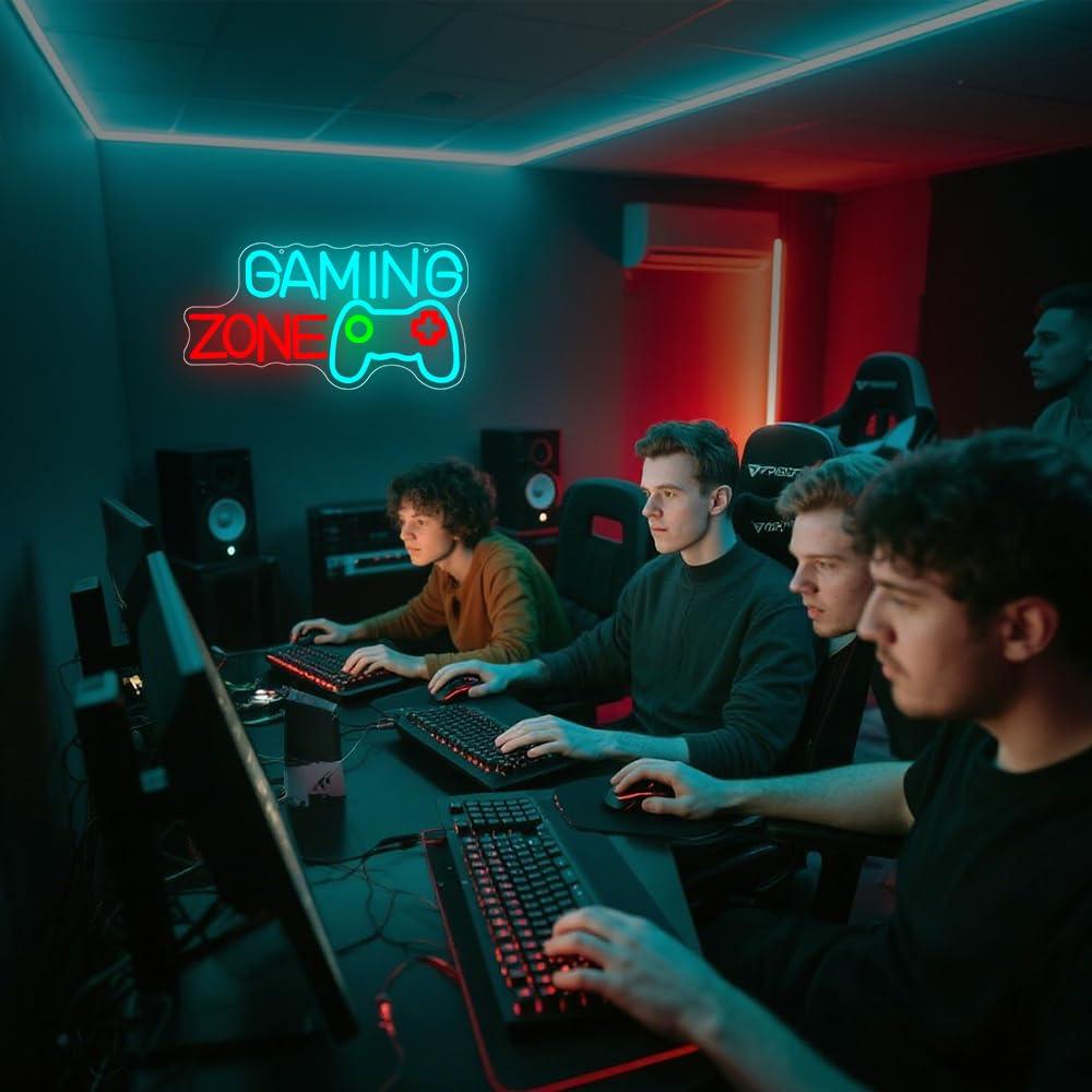 Gaming Zone Neon Sign Dimmable - огляд і ціна Wall Decor Lighting
