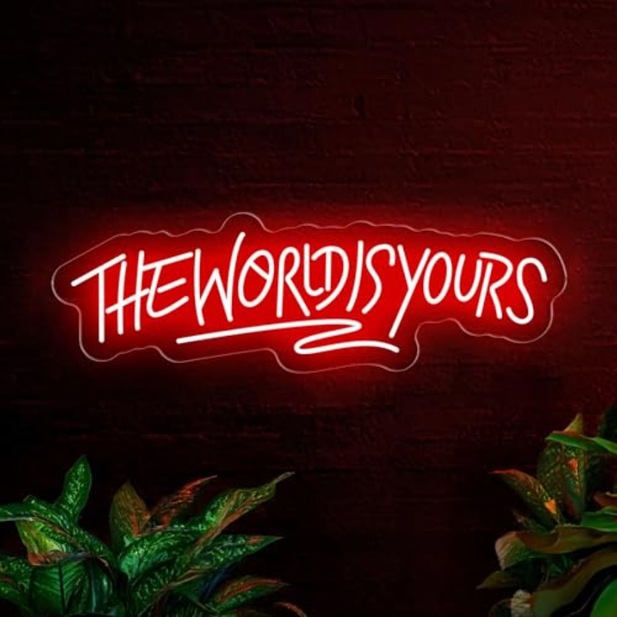 The World Is Yours Neon Sign f - огляд і ціна Lighting Decor For Wedding