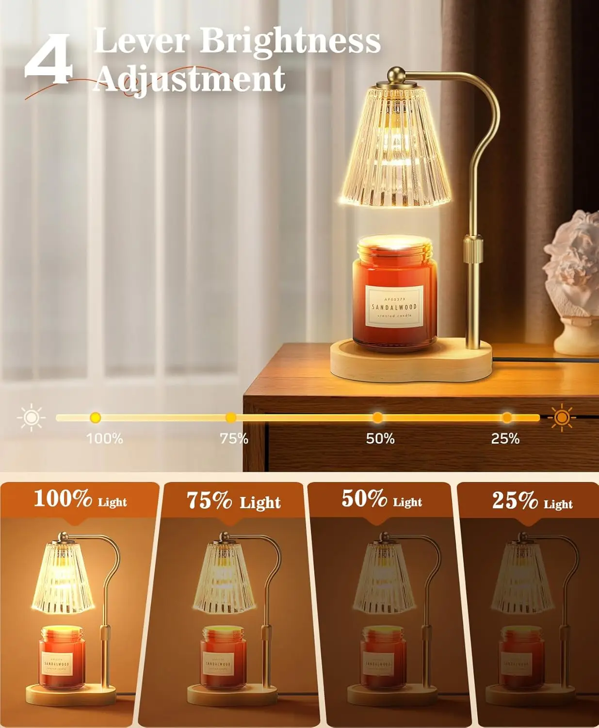 Flame-Free Candle Warmer Lamp  - огляд і ціна Lighting Home Decor Products