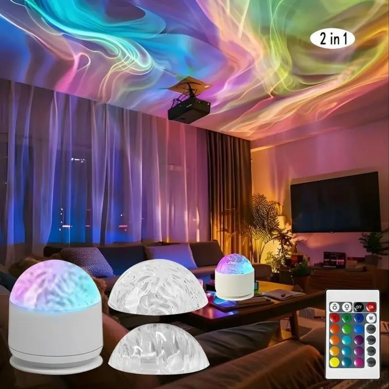 1pcs 2-in-1 Aurora Borealis &  - огляд і ціна Bedroom Lighting Decor Ideas