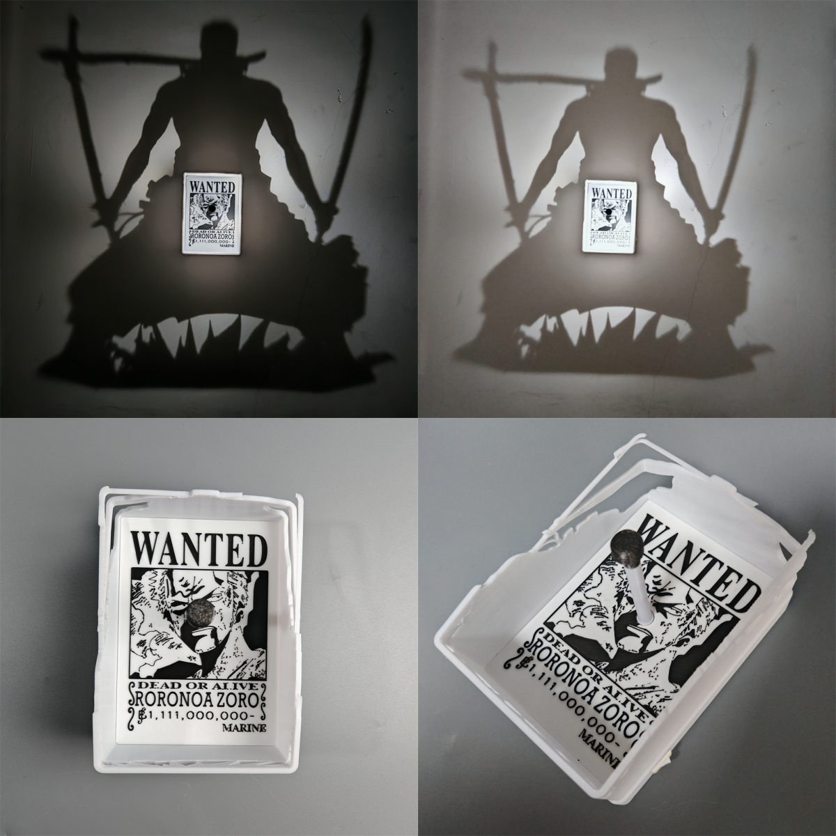One Piece Luffy Zoro Shadow Li - огляд і ціна Decor Lighting Fans