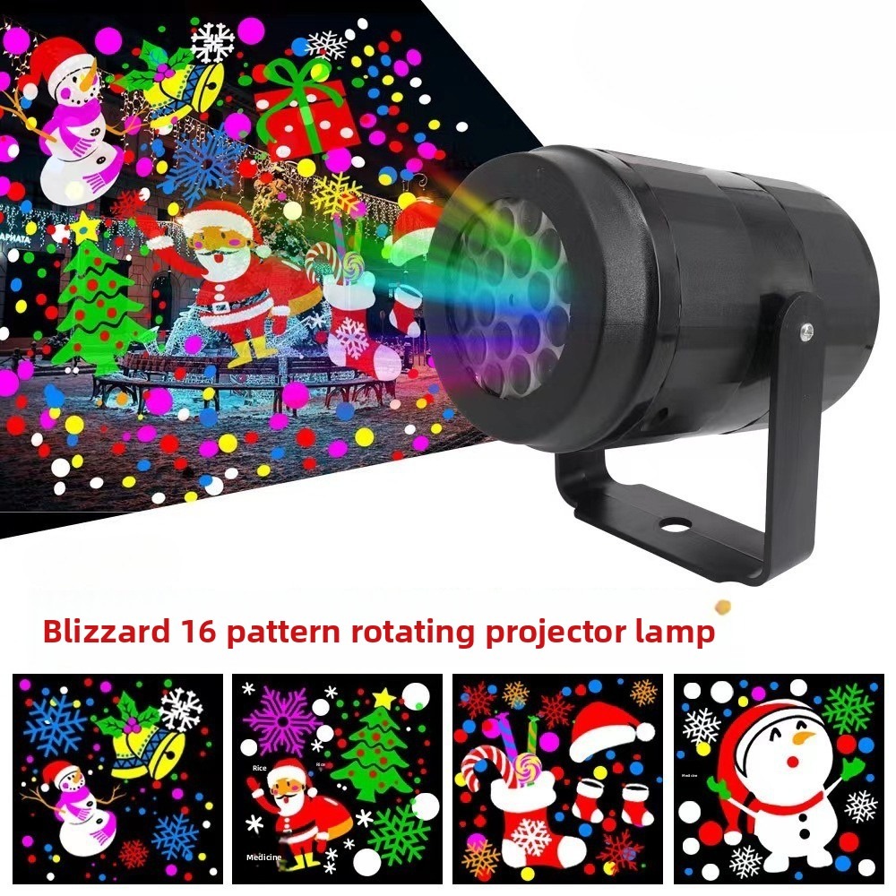 Rotating Christmas Snowflake P - огляд і ціна Lighting Effect Home Decor