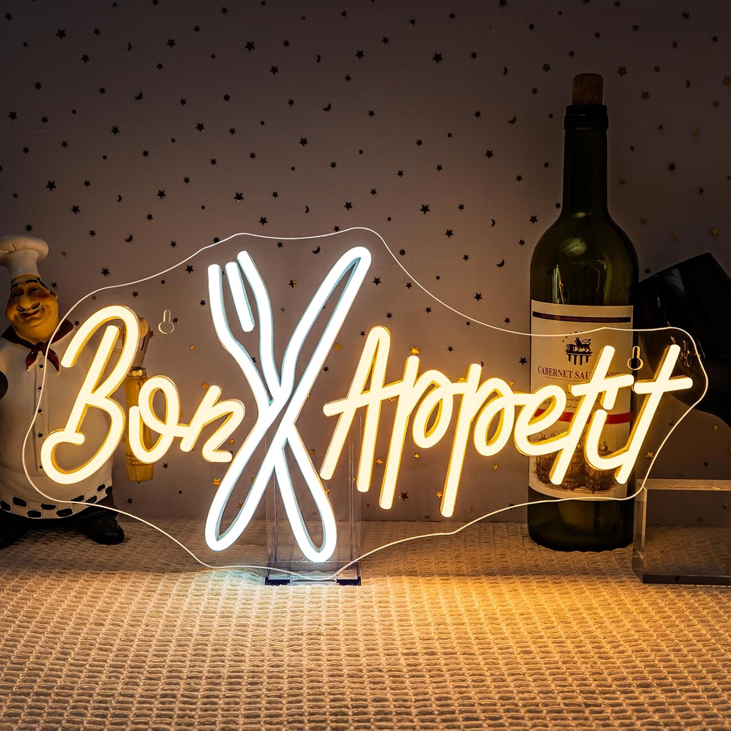 Bon Appétit Neon Sign Good App - огляд і ціна Bedroom Lighting Decor Ideas