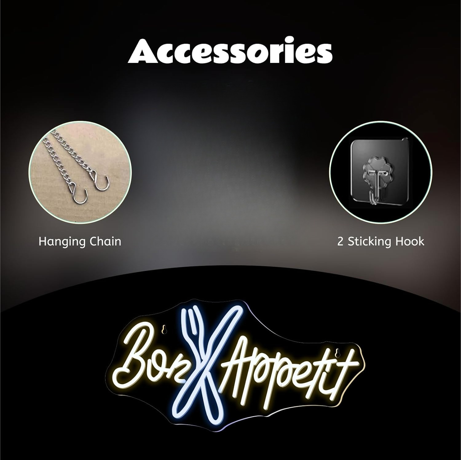 Bon Appétit Neon Sign Good App - огляд і ціна Bedroom Lighting Decor Ideas