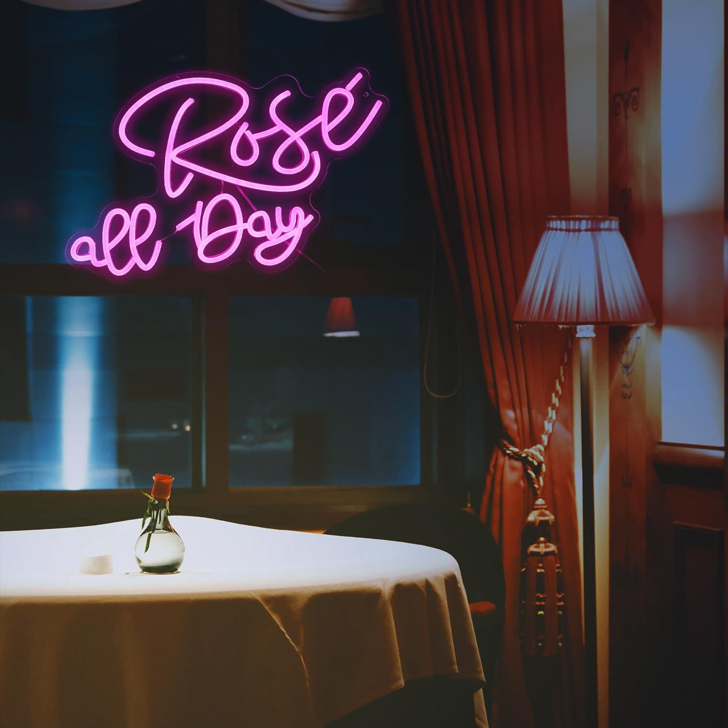 Rose All Day Neon Sign Dimmabl - огляд і ціна Lighting Decor For Wedding