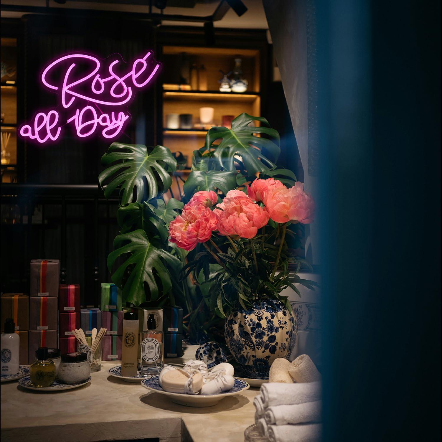 Rose All Day Neon Sign Dimmabl - огляд і ціна Lighting Decor For Wedding