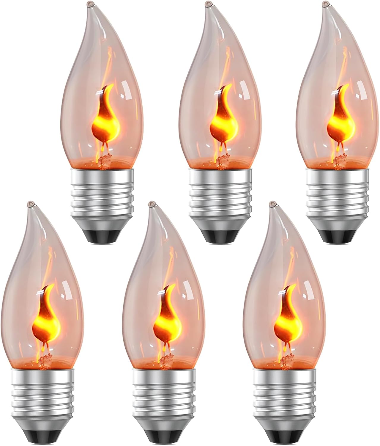 E26 Flame Light Bulbs, Flicker - огляд і ціна Decor Lighting Pack