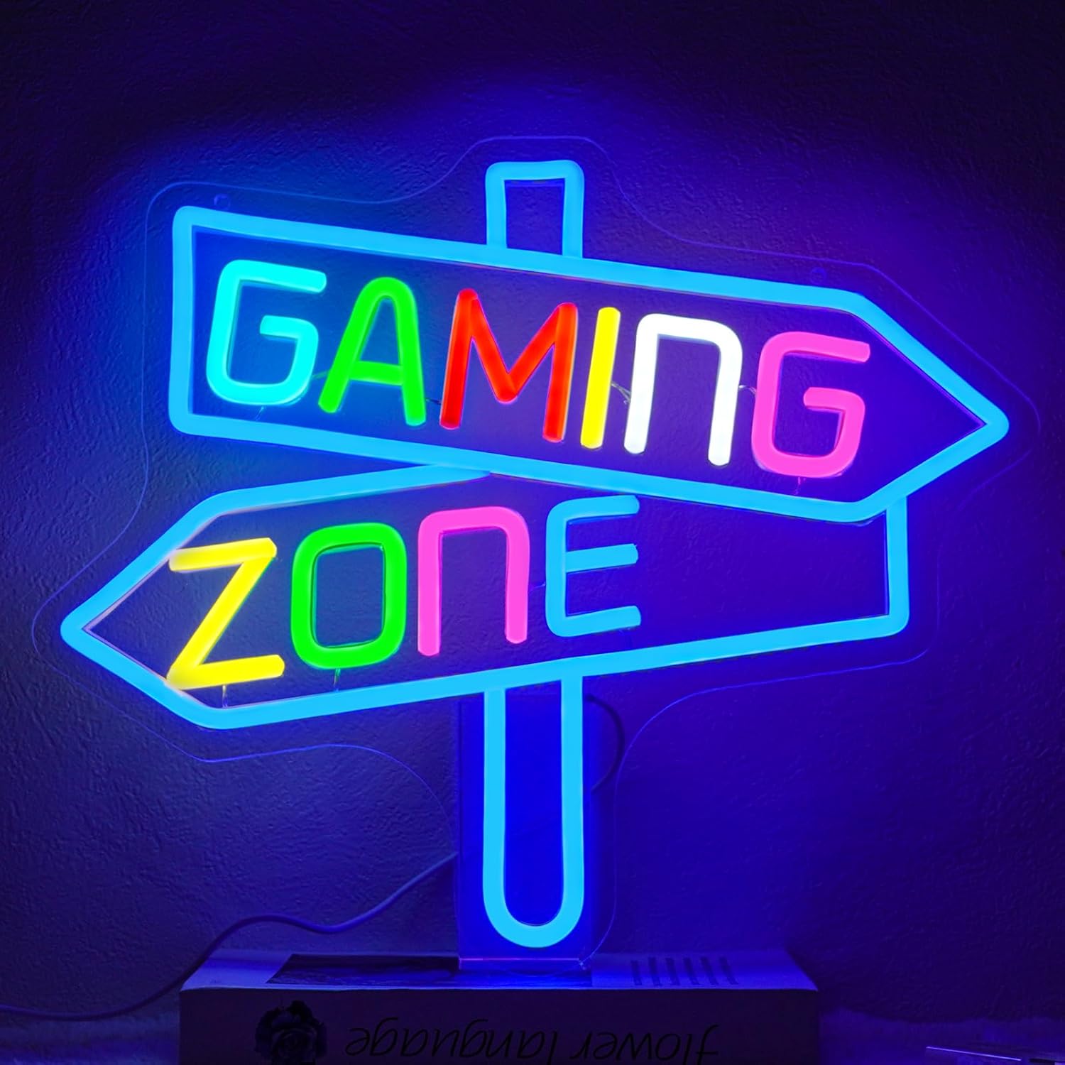 Gaming Zone Neon Sign USB LED  - огляд і ціна Wall Decor Lighting