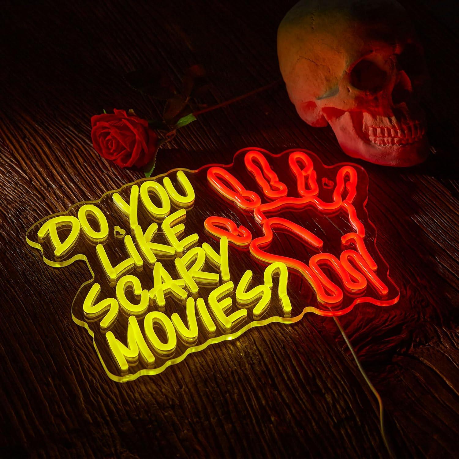 Do You Like Scary Movies Neon  - огляд і ціна Led Lighting Wall Decor