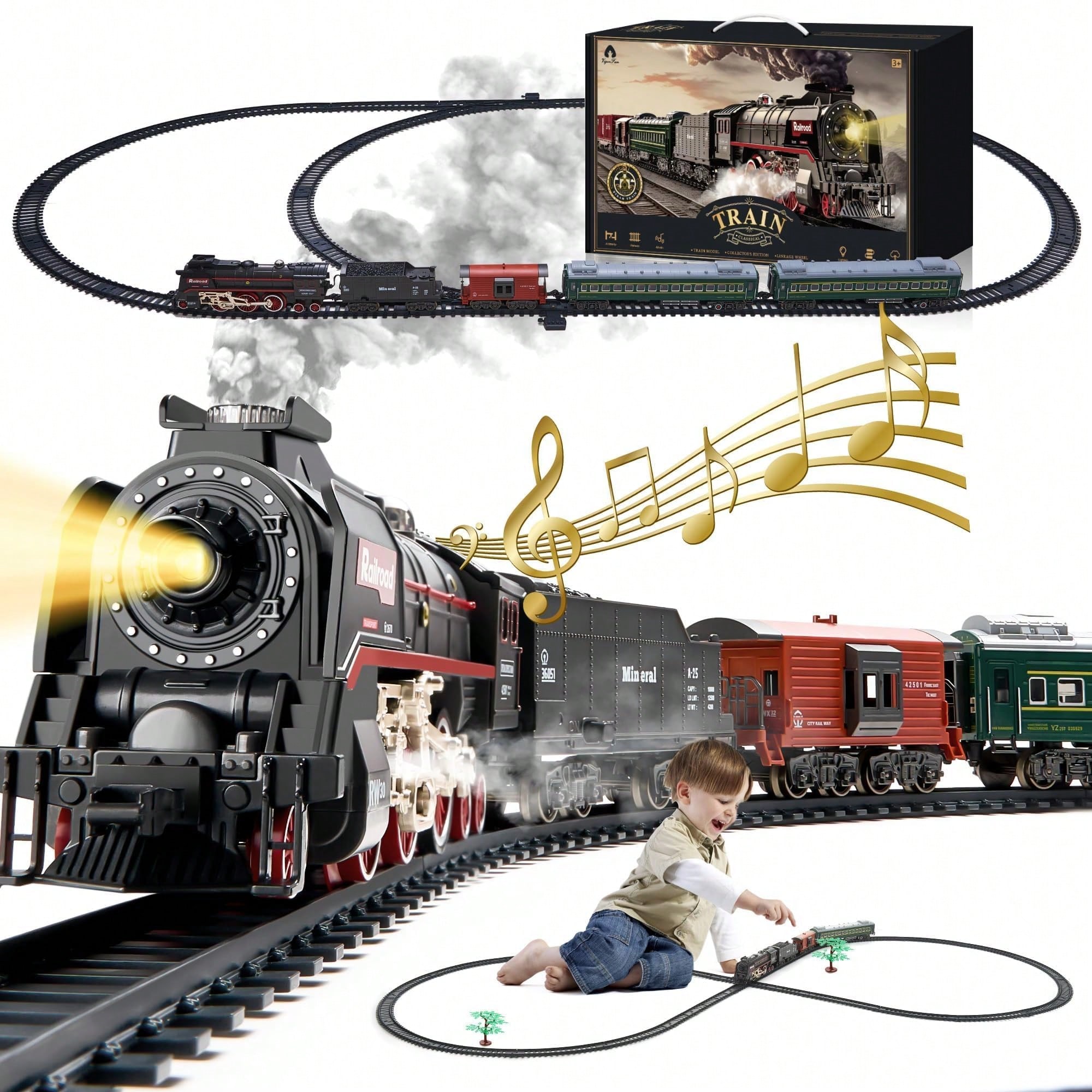 Luxury Electric Train Set with - огляд і ціна Lighting Tree Decor